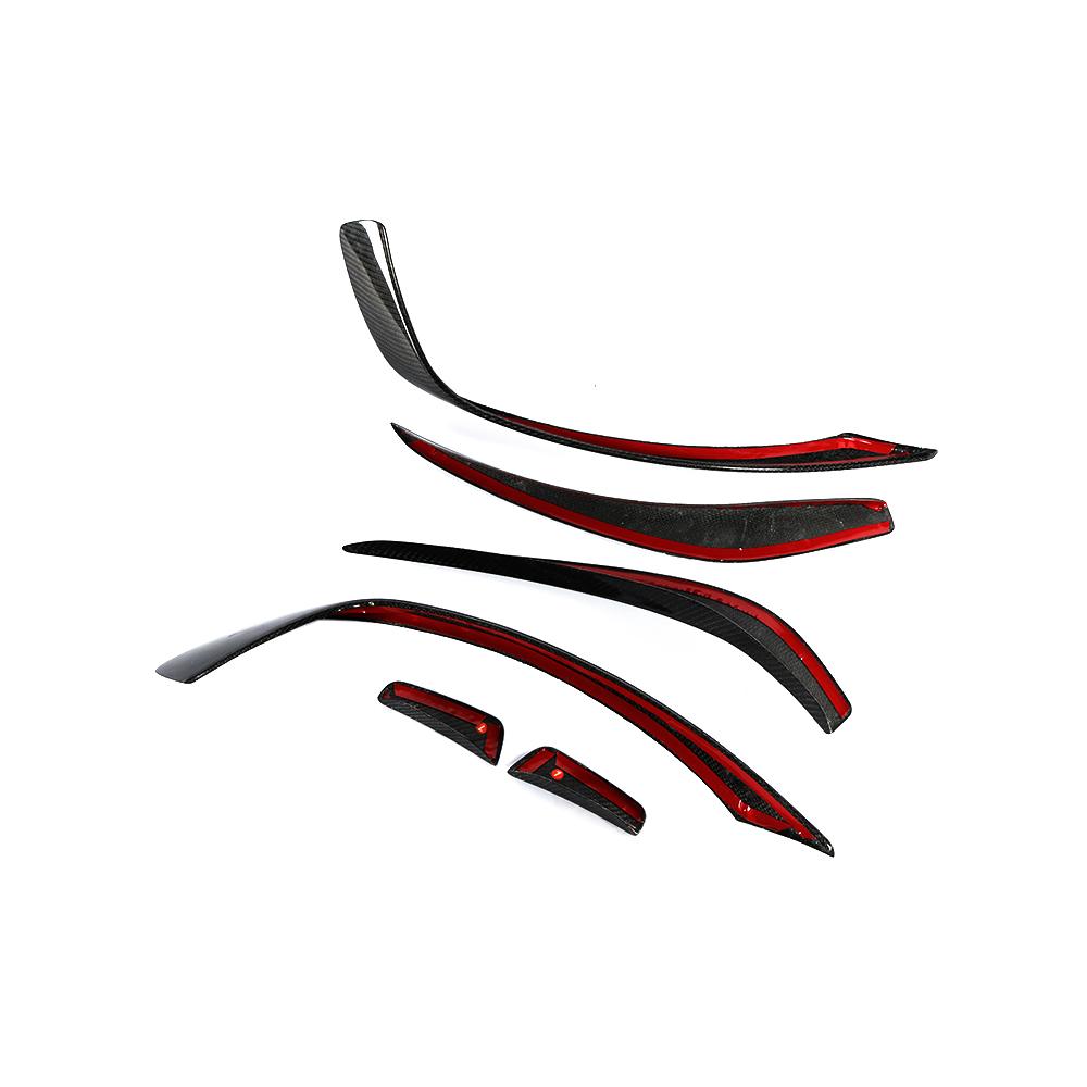 ST Style Carbon Fiber Front Canards for Mercedes Benz A-Class W176 Sport/A45 AMG Pre-Facelift (2012-2015)