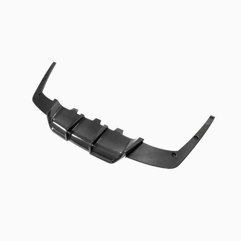 BMW M6 F06/ F12/ F13 V Style Carbon Fiber Rear Diffuser - front view