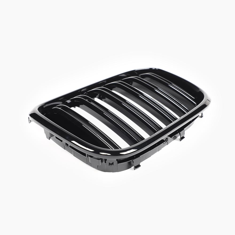 Dual Slat Gloss Black Front Grille for BMW X3 G01 Pre-LCI (2017–2021)