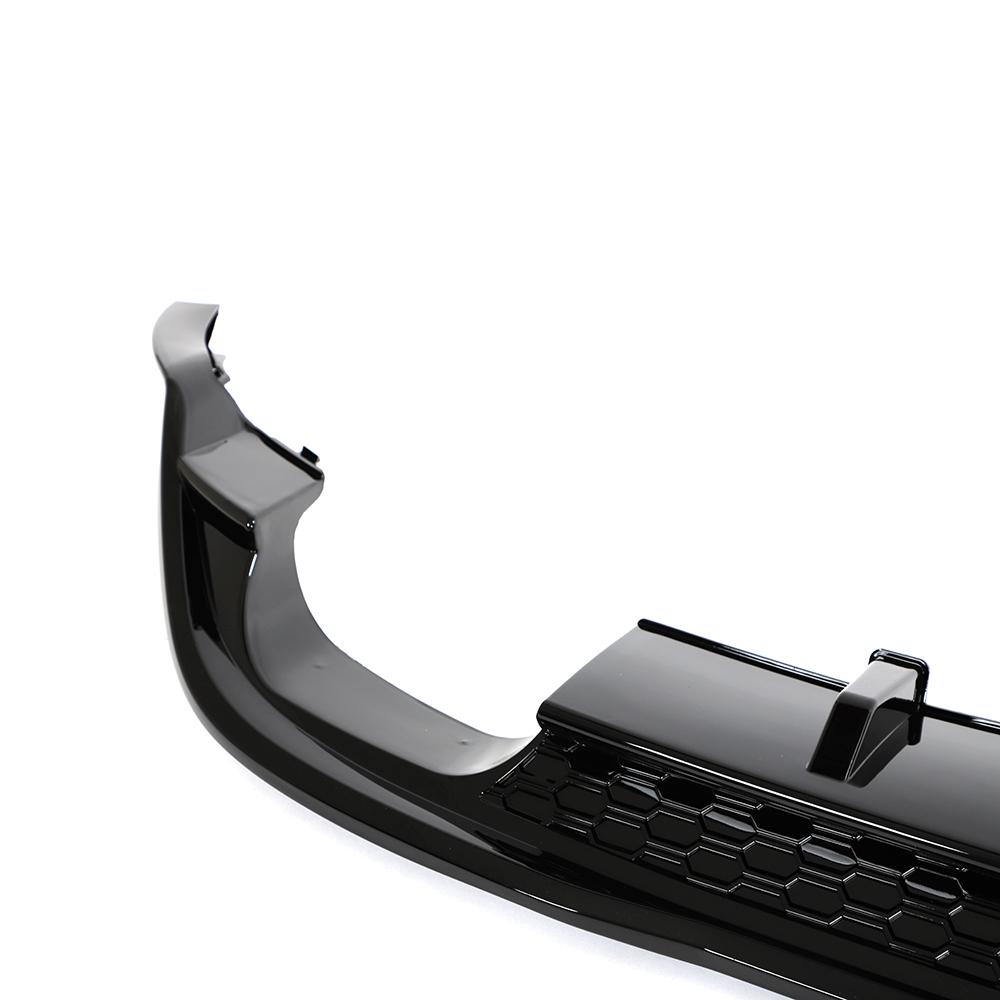 R Style Gloss Black Rear Bumper Diffuser Lip For Volkswagen Golf 7.5