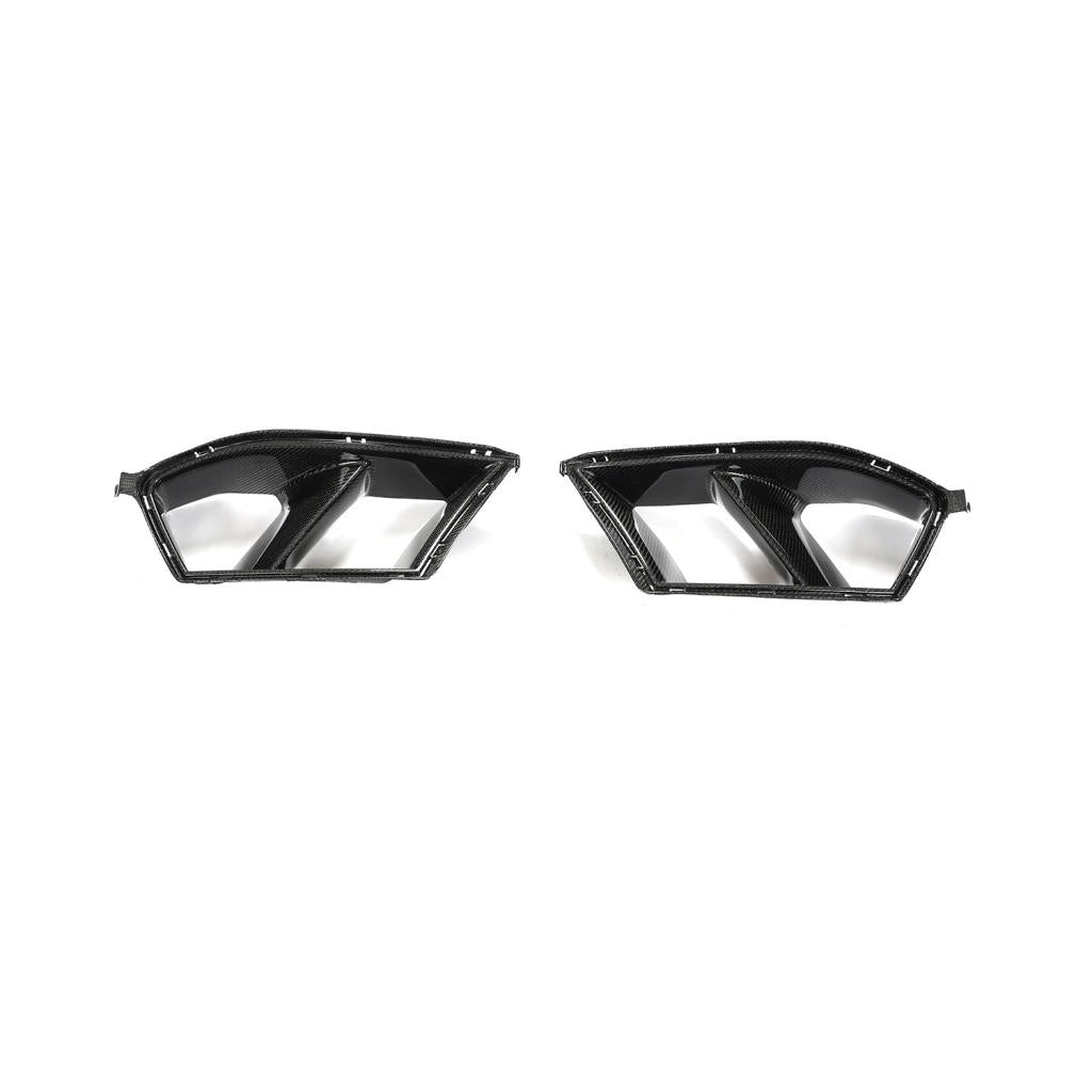 BMW M3 G80 ,  M4 G82/G83 ST Style Carbon Fiber Air Vent Covers - front view