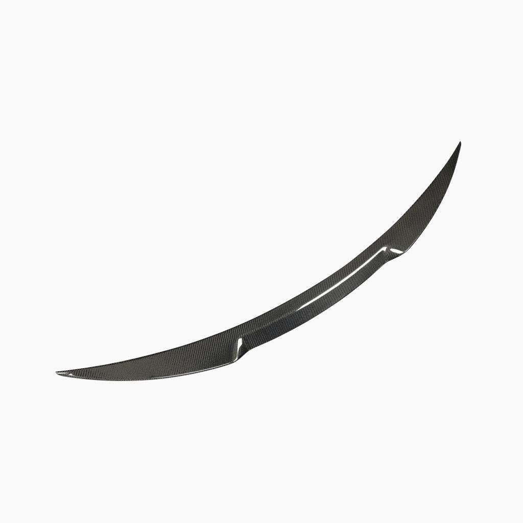 Alfa Romeo Giulia Sedan Carbon Fiber Trunk Spoiler - front view