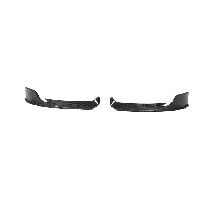 Mercedes Benz A-Class W177 Sport Pre-Facelift Sedan  Barbus Style Carbon Fiber Front Splitters