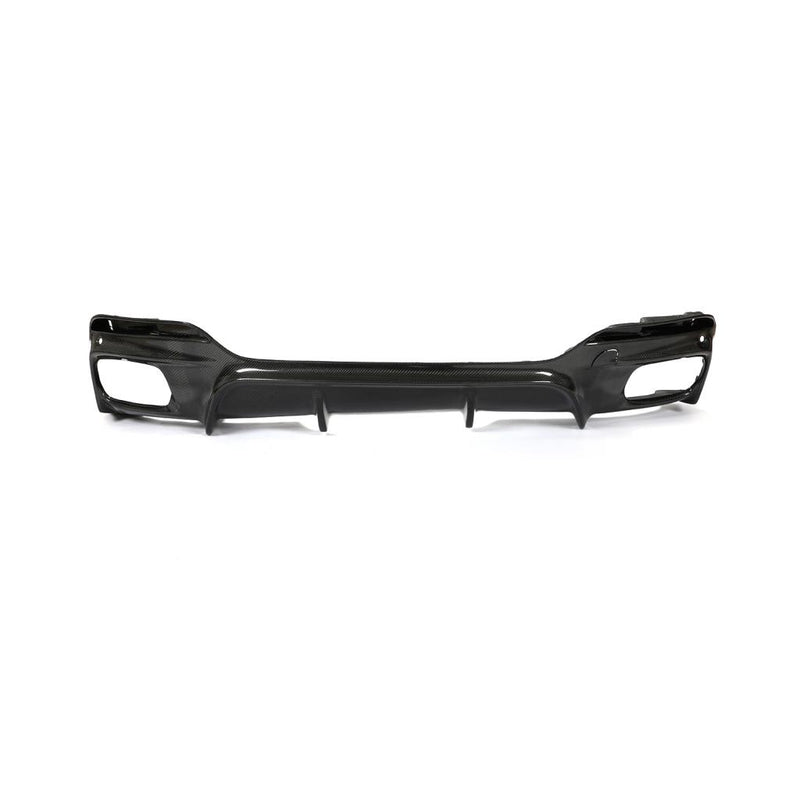 3D Style Carbon Fiber Rear Diffuser for BMW X6 F16 M Sport (2014-2019)