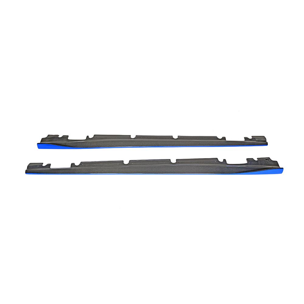 Mercedes Benz A-Class W176 Sport/A45 AMG, CLA C117 Sport/CLA 45 AMG  Revozport Style Carbon Fiber Side Skirts