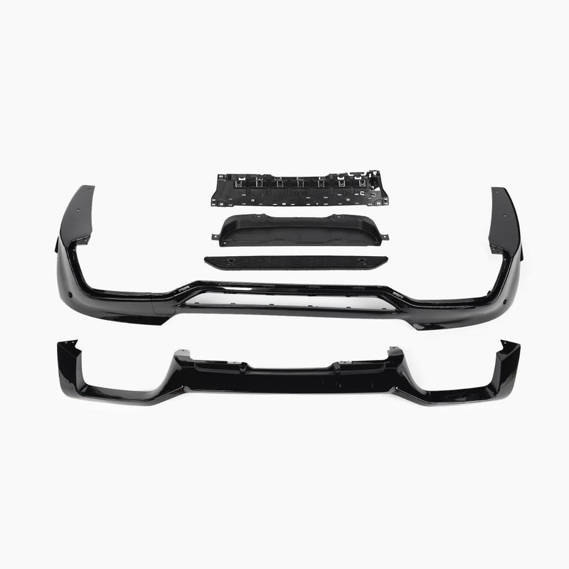 BMW X4 G02 Pre-LCI M Sport ABS Rear Diffuser - front view
