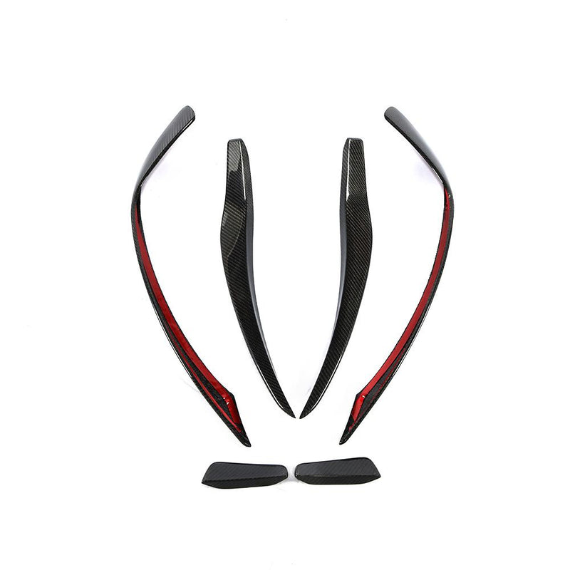 Mercedes Benz A-Class W176 Sport/A45 AMG Pre-Facelift  ST Style Carbon Fiber Front Canards