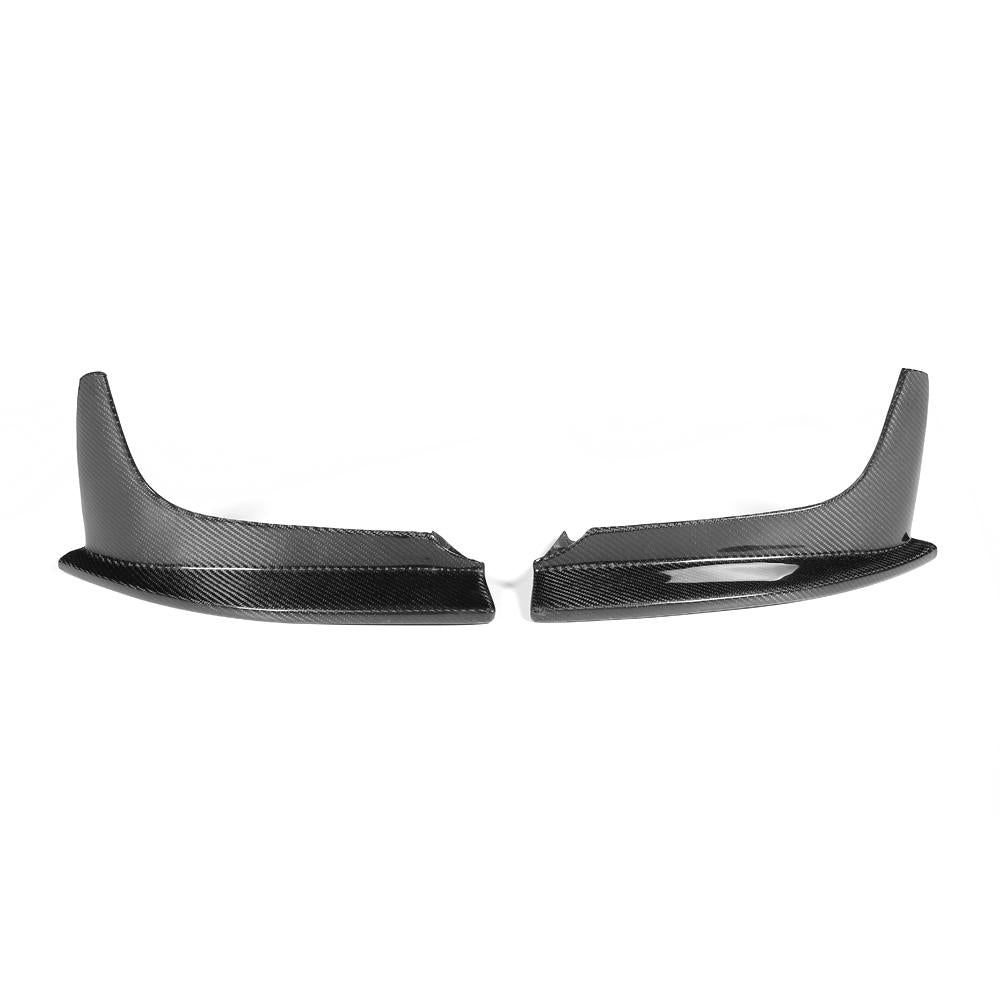 Performance Style Carbon Fiber Front Bumper Splitters for BMW 1 Series E82 1M Coupe（2011-2018）