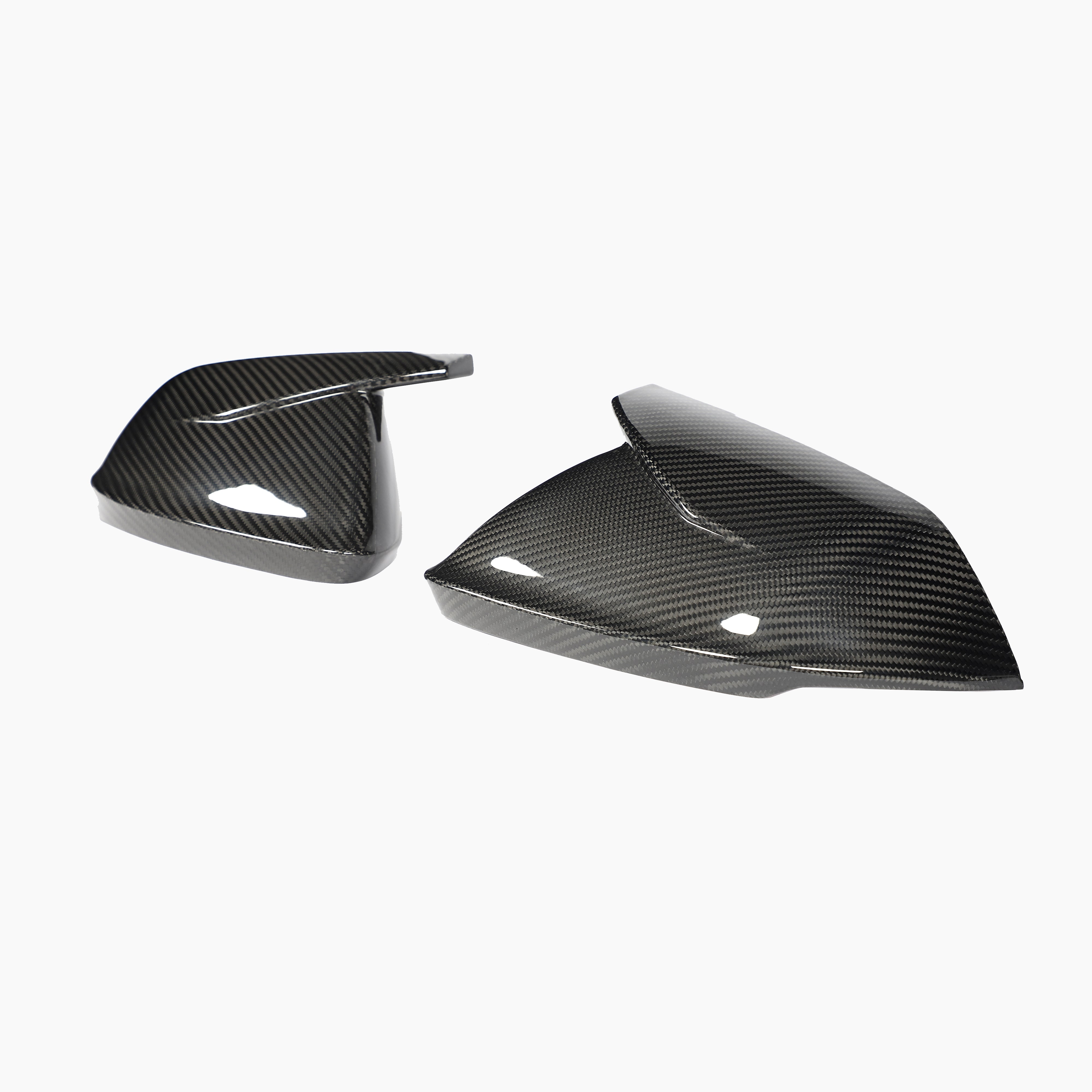 M4 Style Carbon Fiber add on Mirror Caps for Audi RSQ8 Pre-LCI (2019-2023) Lamborghini Urus