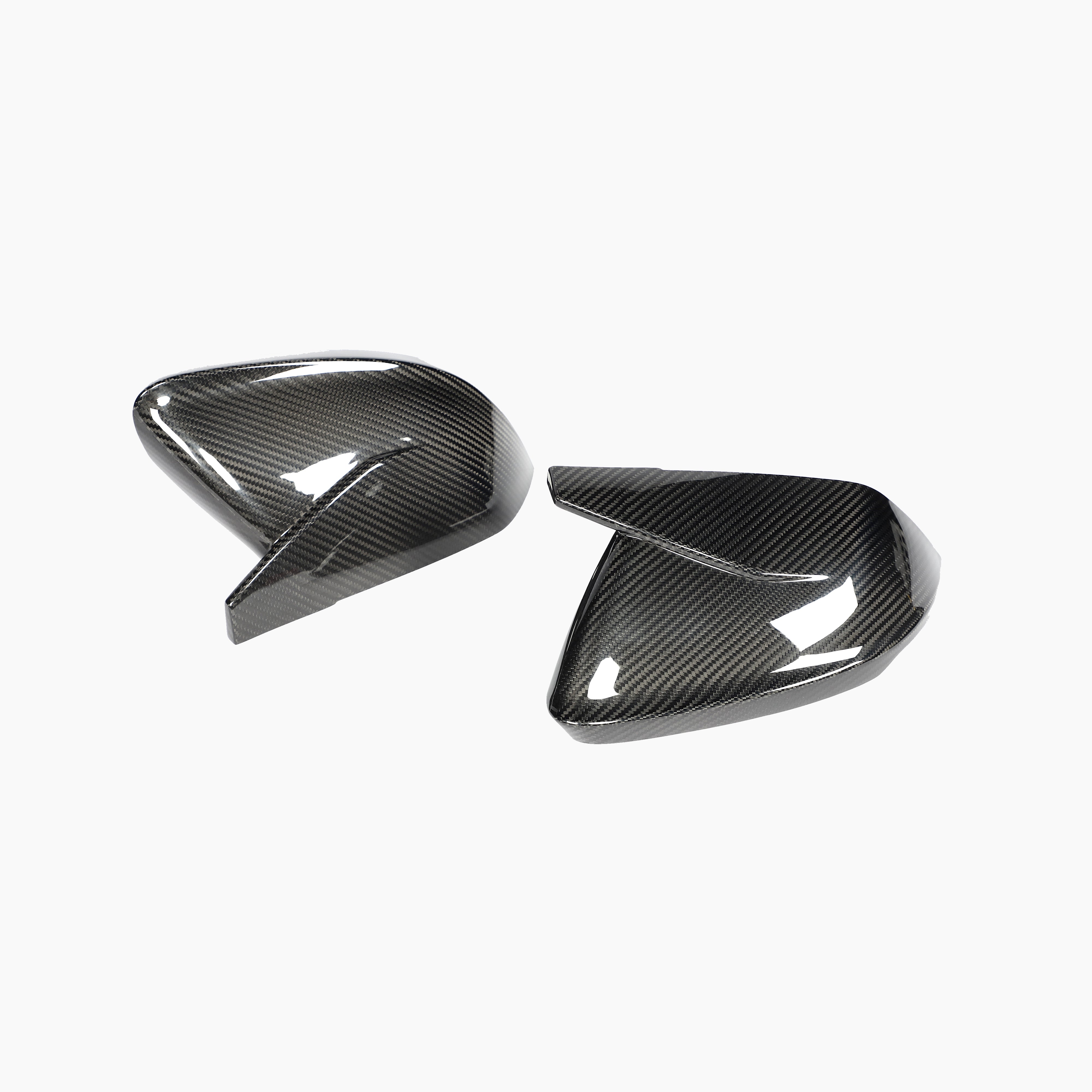 M4 Style Carbon Fiber add on Mirror Caps for Audi RSQ8 Pre-LCI (2019-2023) Lamborghini Urus