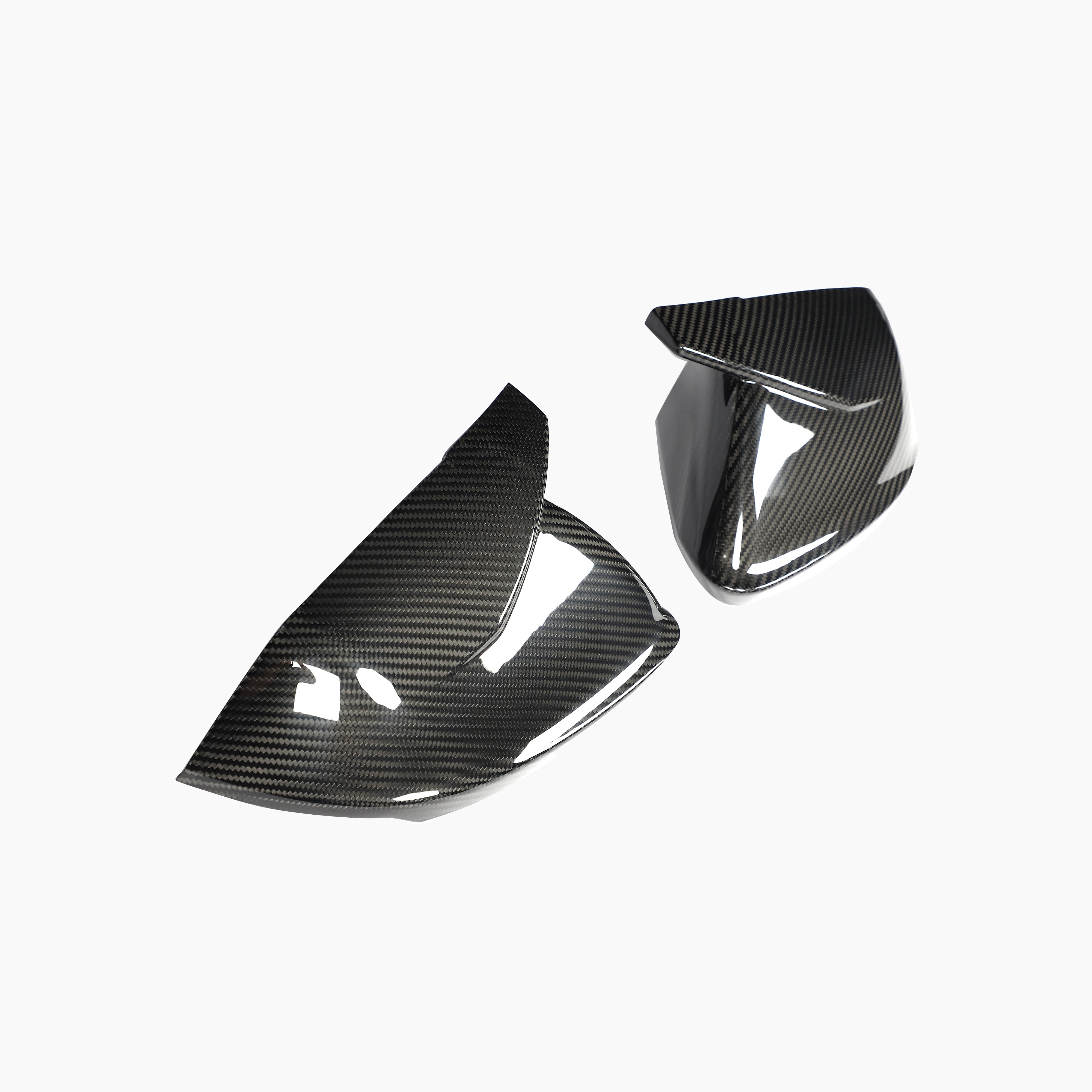 M4 Style Carbon Fiber add on Mirror Caps for Audi RSQ8 Pre-LCI (2019-2023) Lamborghini Urus